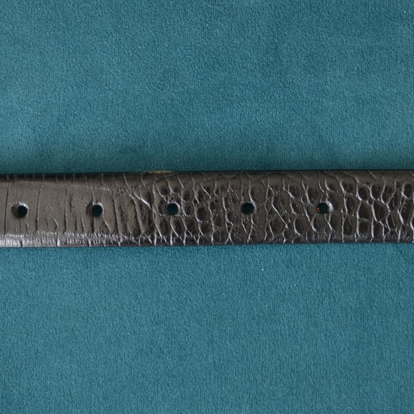 Ralph Lauren Crocodile-stamped Leather Belt - Picture 4 of 7